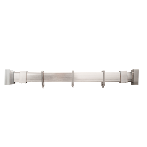 Luxe Rectangle Metal Rod 2"H x 1"W, 12ft Length (144")