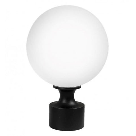 Valencia Frosted Ball Finial for 1" Iron Rod