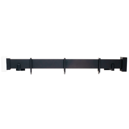 Luxe Rectangle Metal Rod 2"H x 1"W, 8ft Length (96")