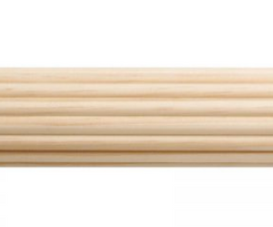 DH RP12-008 Reeded  1-3/8" Pole, 8ft Length (96")