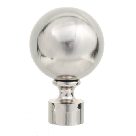 Metro Track Sphere Finial for 1-1/8" Dia Rod