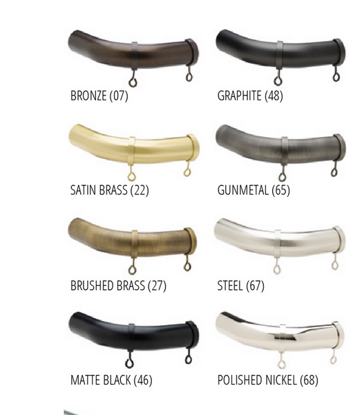 Metal Facia (Half Round) Traverse with French Return