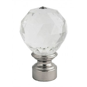 Metro Aria Finial for 1-1/8" Dia Round or Track Rod