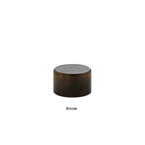 Metal Endcaps for 1-3/16" Round Acrylic or Metal Rod, each.