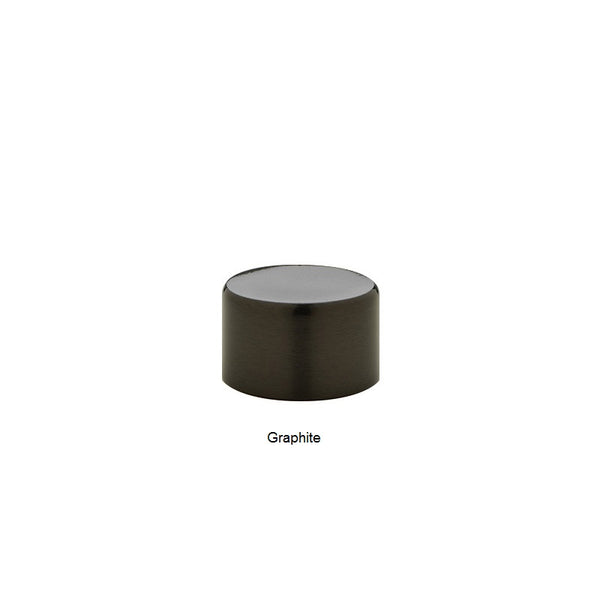 Metal Endcaps for 1-3/16" Round Acrylic or Metal Rod, each.
