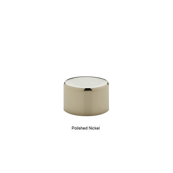 Metal Endcaps for 1-3/16" Round Acrylic or Metal Rod, each.