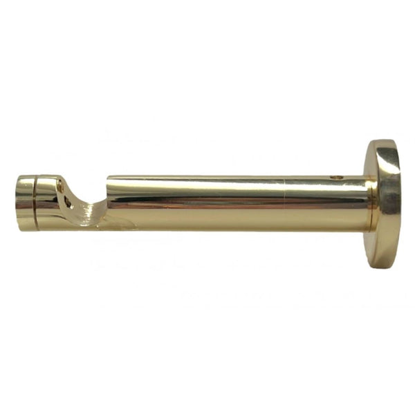 Modern Wall Bracket for 1/2" Diameter Cafe Curtain Rods | Regular Projection