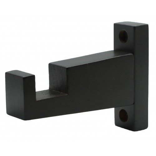 Luxe Rectangle Wood Bracket for Rectangular Rod