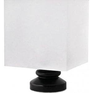 Charleston Frosted Block Finial, 1-1/2" Rod