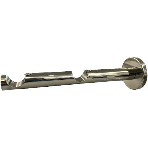 Hawthorne Double Modern Bracket for 3/4" Dia Cafe Rod