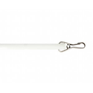 Renaissance White Fiberglass Wand with Clip (48)