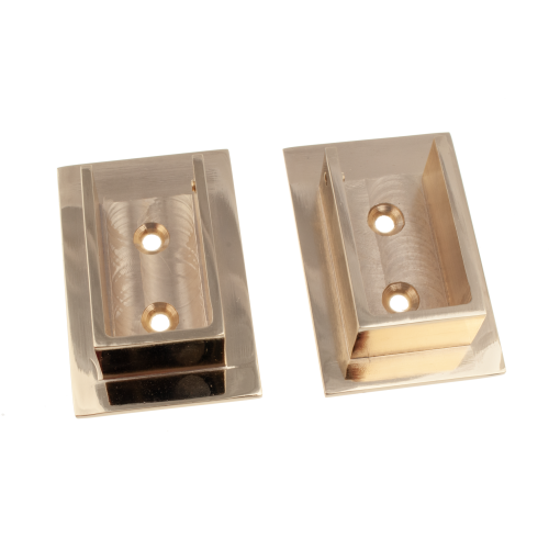 Luxe Rectangle Inside Mount Brackets for 1-1/2" Rectangular Rod (Pair)