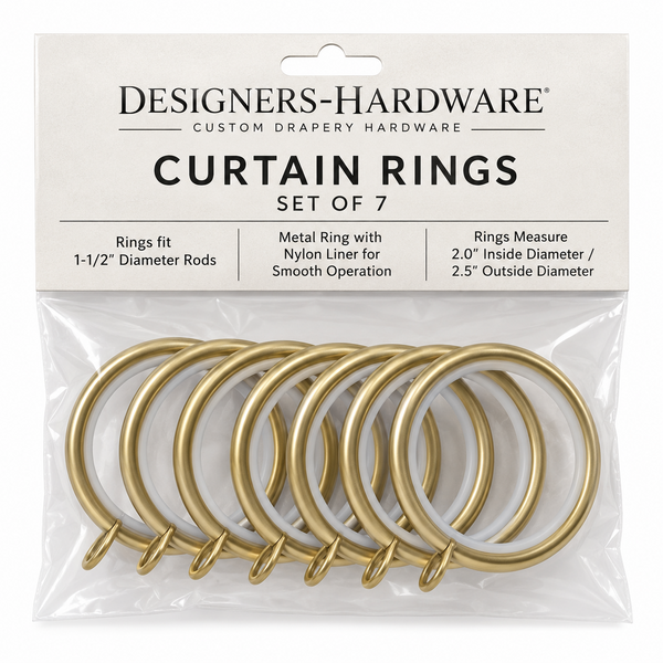 Plain Ring with Liner for 1-1/2" Rod (Box of 50)