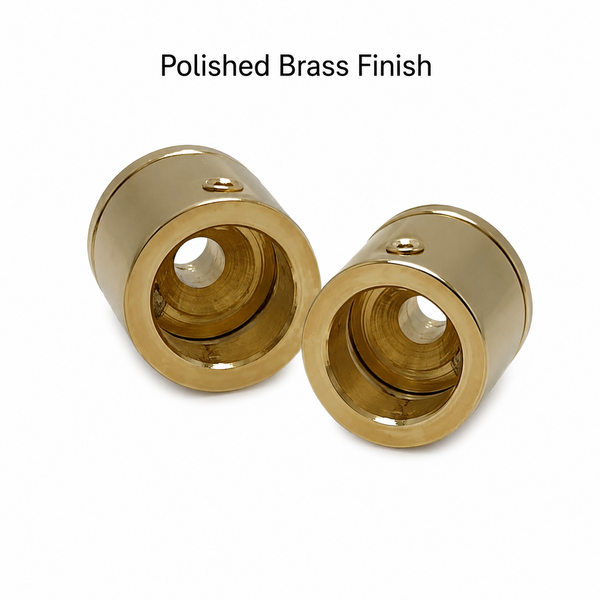 Inside Mount Brackets Pair for our 1/2" Diameter Cafe Curtain Rods | Set of 2