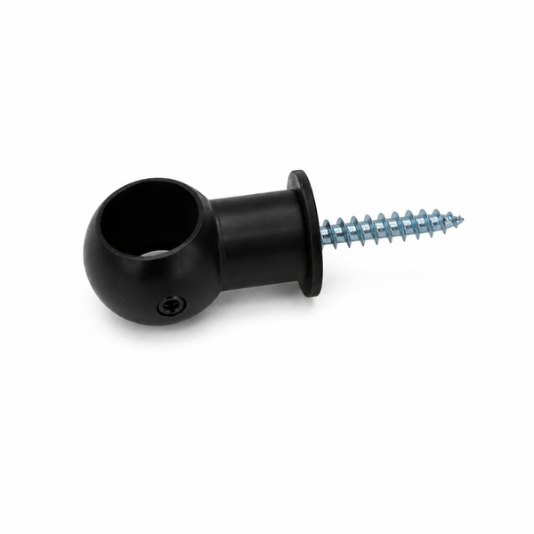 Sash Bracket for 1/2" Cafe Curtain Rods | Wall Mount | Kitchen Dining Small Windows