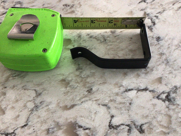 Vertical Mount C-Style Bypass Traverse Drapery Bracket for 1-1/8" Diameter Rods