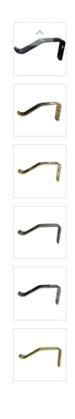 Hawthorne Vertical Traverse Bracket for 3/4" Dia Cafe Rod