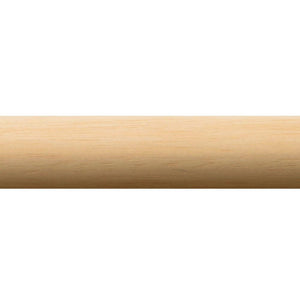 1-3/8" Smooth Wood Pole 4'
