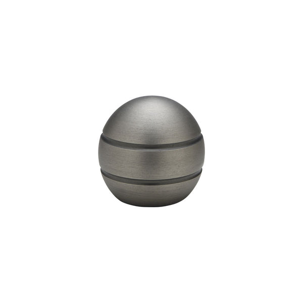 Modern Ball Finial for 3/4" Metal Pole, each.