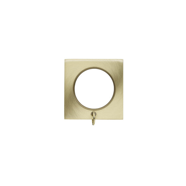 Square Ring with Liner for 3/4" Metal Pole, each.
