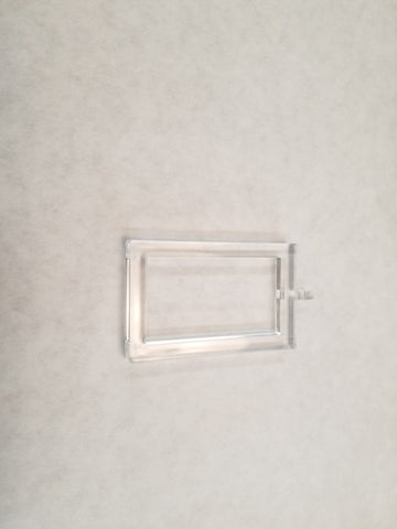Acrylic/Metal Ring for Rectangular Rod, Box of 50
