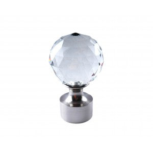 Aria finial for 1-1/2" metal or acrylic rod, each.