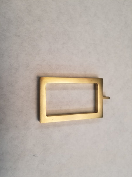 Acrylic/Metal Ring for Rectangular Rod, Box of 50