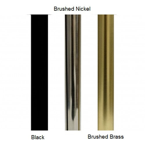Bracket for 1-1/8" Round Acrylic and Metal Poles, each.