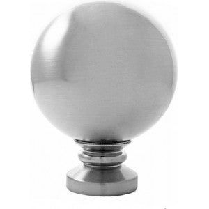Sphere Finial for 1-1/8" Metal or Acrylic Pole, each.