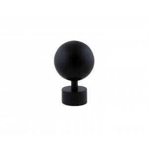 Orb finial for 1-1/2" metal or acrylic poles, each.