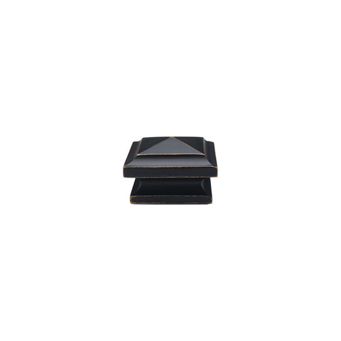 Vesta wood endcap pair for 1-3/8" rods